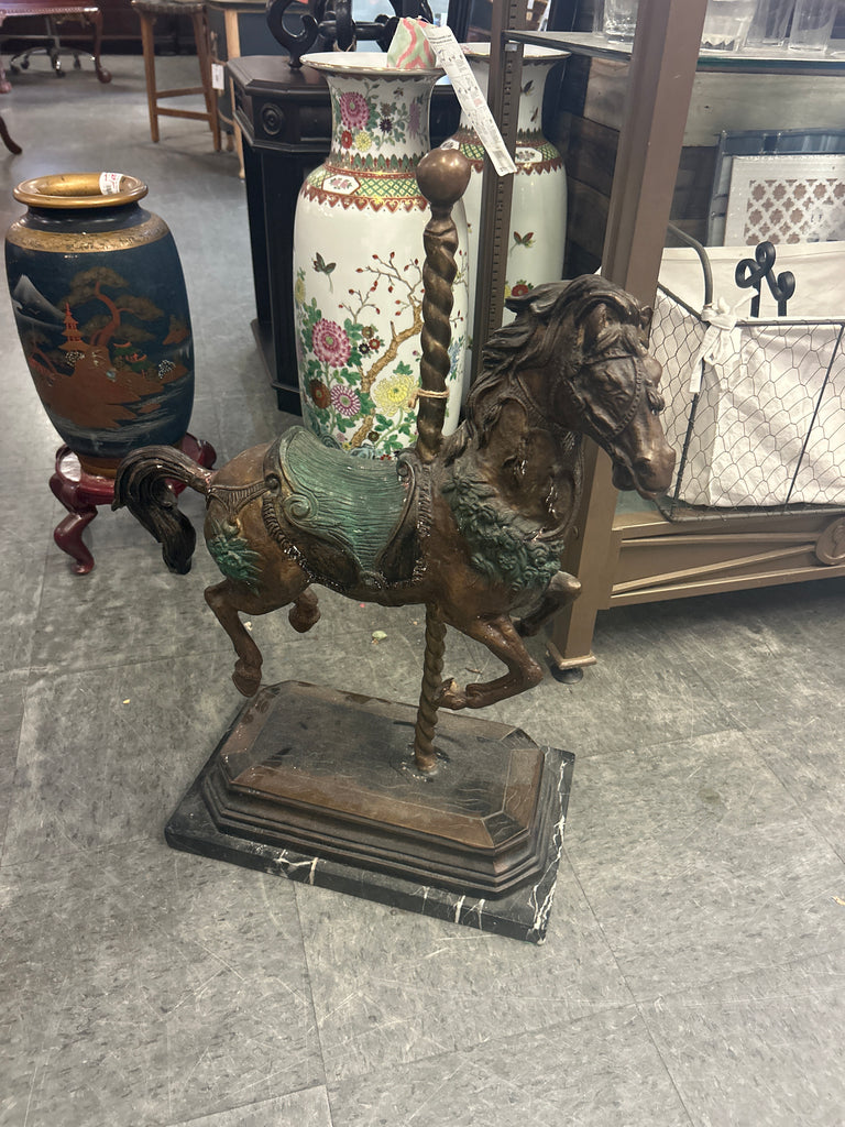 Bronze Carousel Horse 29” 164023.