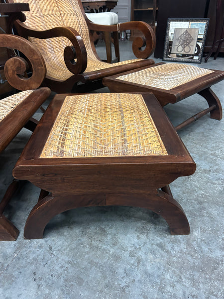 Plantation Chair and Ottoman (1 available) 169100.