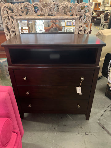 Dark Wood Chest 162306.