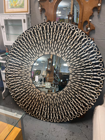 59" Round Mother of Pearl Mirror 173882.