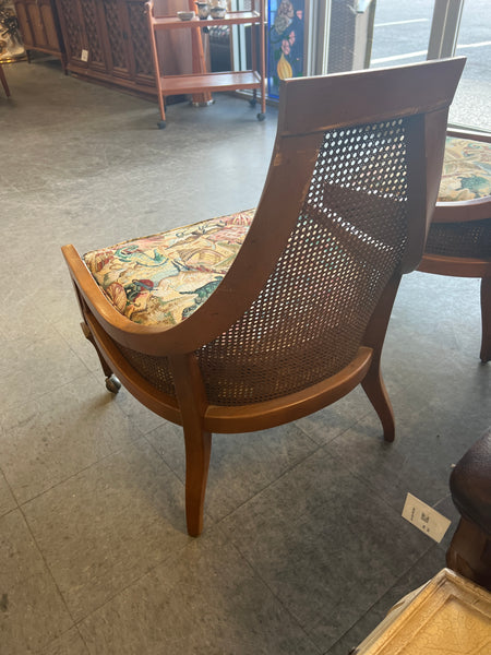 Mid Century Caned Accent Chair (2 available) 158030.