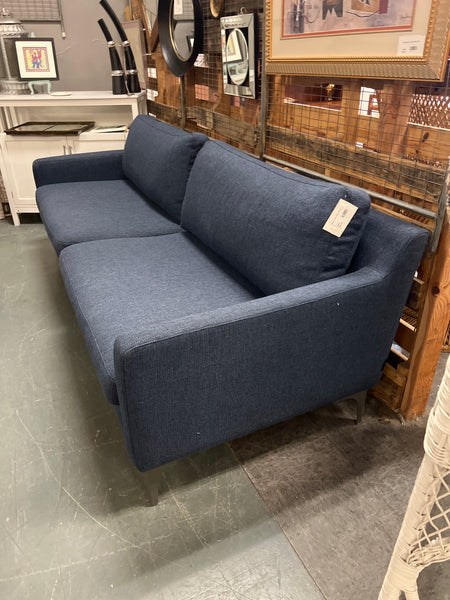 Modern Navy Blue Loveseat 156627.