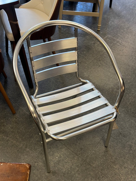 Aluminum Stacking chairs set 4 145797.