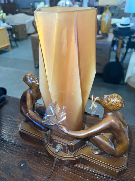 Art Deco lady Lamp (minor crack) 166860.