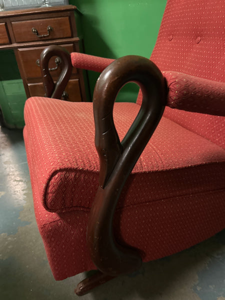 Antique Swan Rocker 166853.