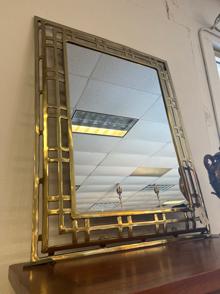 Brass Lattice Mirror 167020.