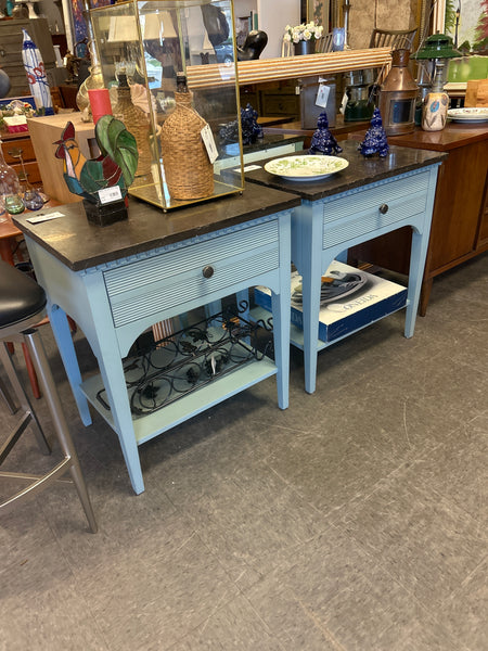 Pennsylvania H Blue Side Table (2 Available) 167193.