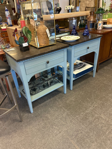 Pennsylvania H Blue Side Table (2 Available) 167193.
