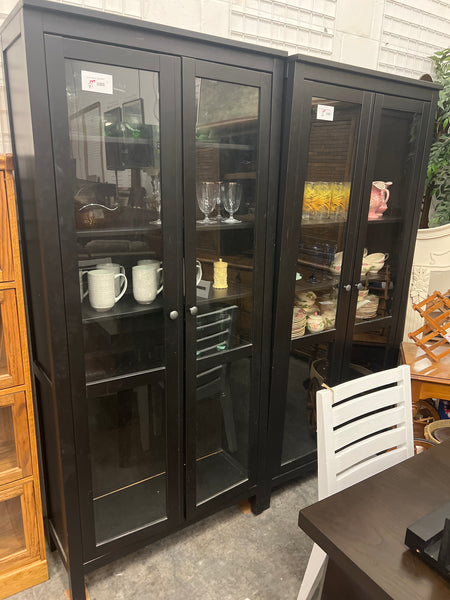 Black Caninet Glass Doors (2 available) 163723.