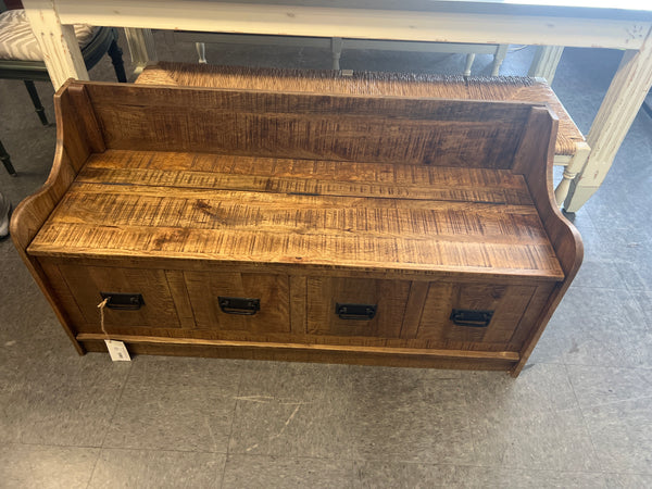 Solid Wood Storage Bench 163888.