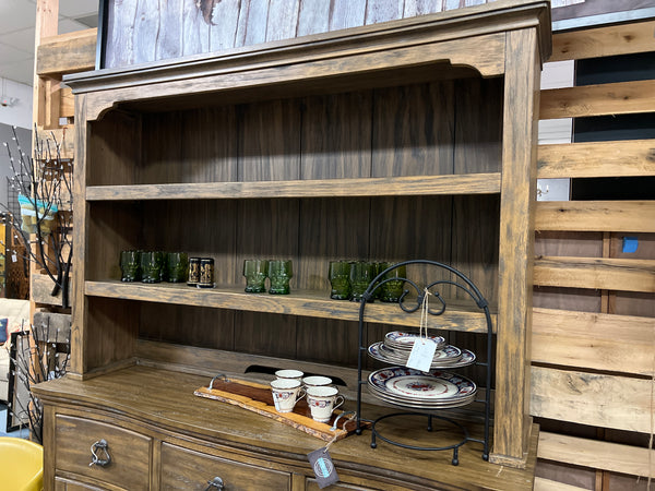 Rustic Grain Wood Hutch Ashley 148950.