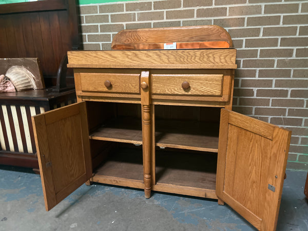 Antique Copper Dry Sink w/ Pull Out 164567.