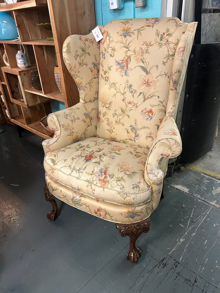 Floral Wingback Chair 177446.