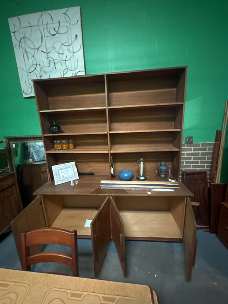 Large Teak MCM Wall Unit 160594.