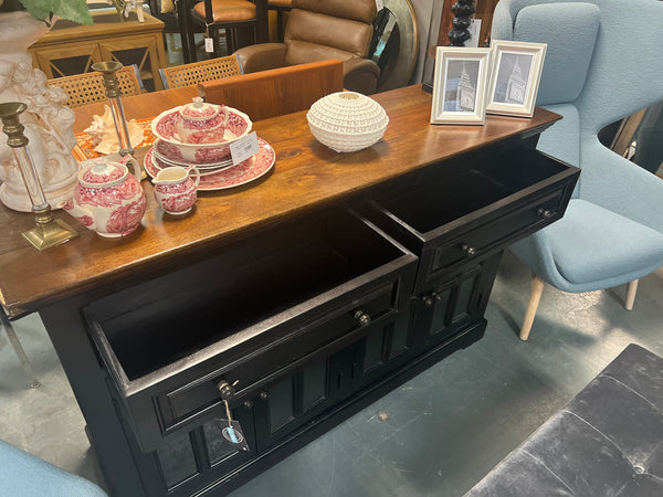 Dark Solid Wood Cabinet 177250.