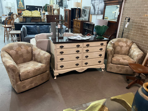 Gold Swivel Chair (2 available) 165164.