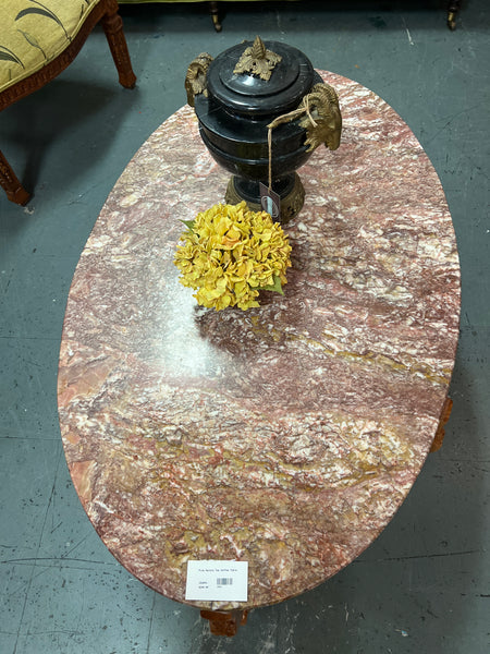 Pink Marble Top Coffee Table 152053.