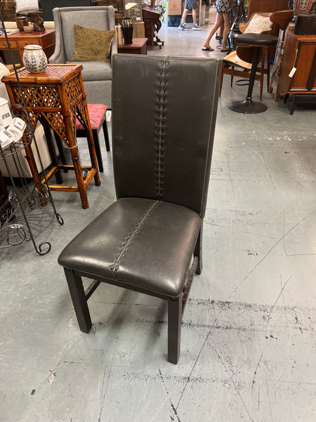 Set of 4 Leather Dining Chairs 152991.