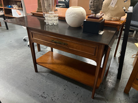 Lane Altavista Bar Cart Blk Drop-Leaf Formica Top 154125.