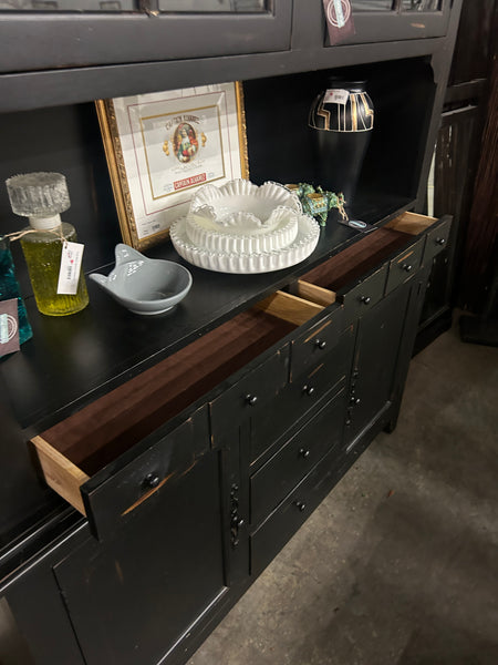 Black 2pc Hutch 177482.