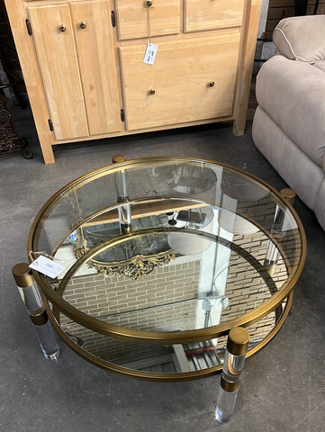 Oscarine Mirrored Coffee Table Anthropology 141392.