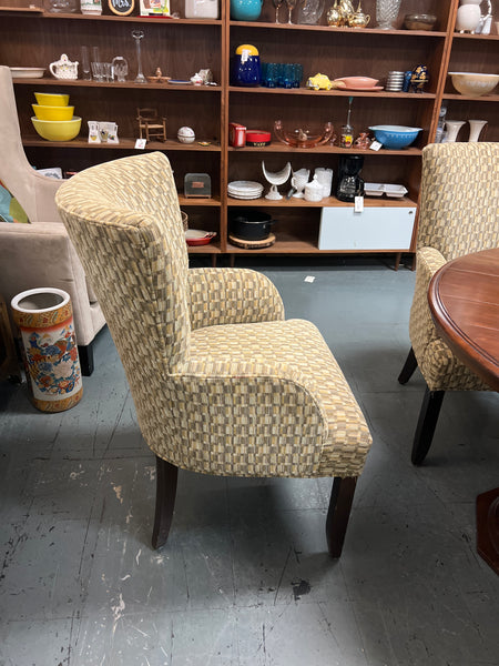 Set 4 Upholstered Dining Parson Chairs 156171.