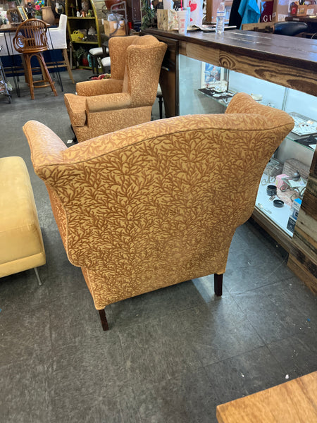 Salmon Coral Wingback Chair 155967.