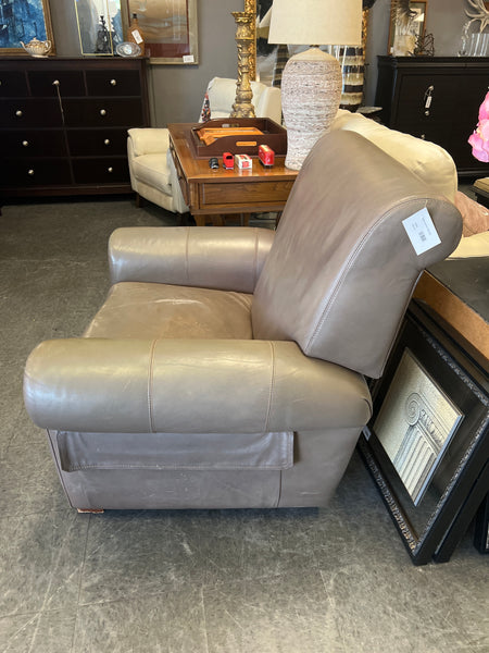 Taupe Leather Recliner 166189.