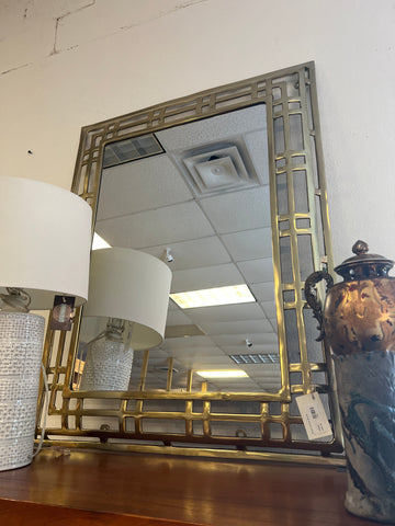 Brass Lattice Mirror 167020.