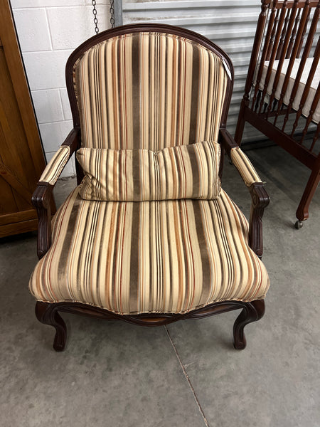 French Country Striped Chair (2 available) 163311.