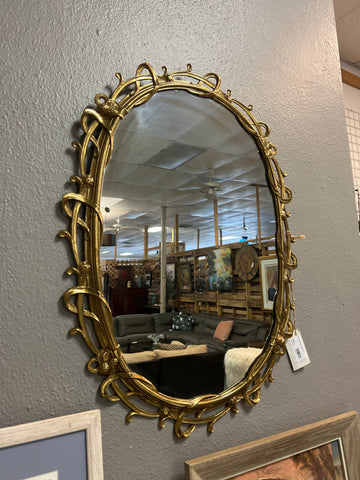 Antique Brass Mirror 165653.