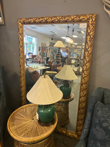 Large Gold Floor Mirror 164018.