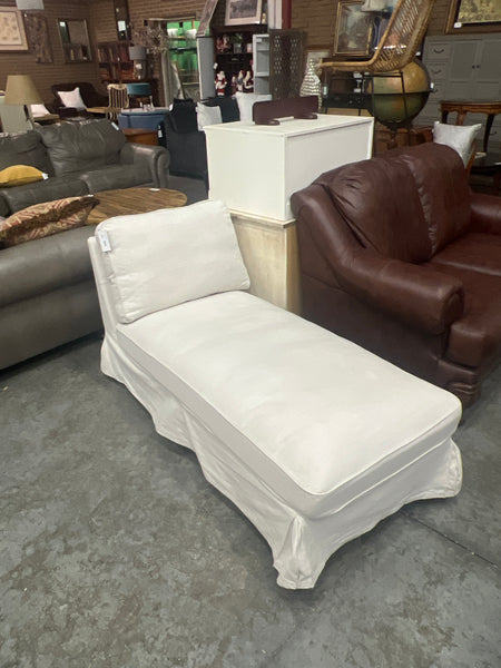 Off-White Slip Cover Chaise 168443.