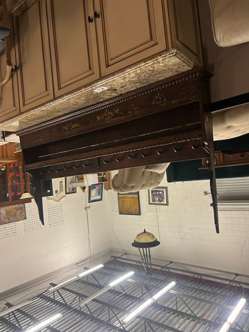 Antique Wall Mount Coat Shelf 170194.