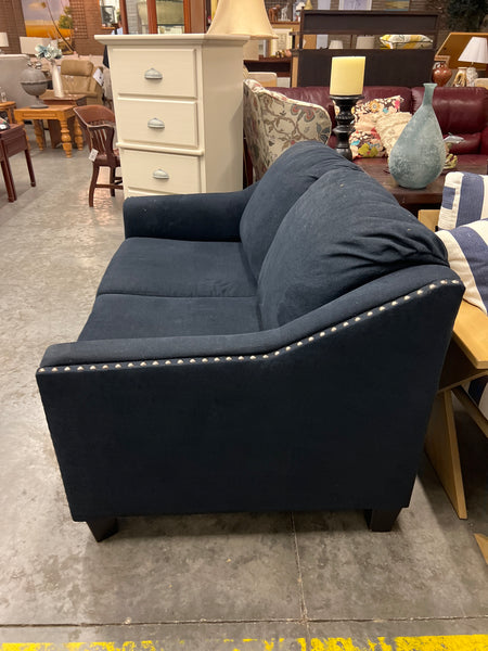 Navy Blue Loveseat 156335.