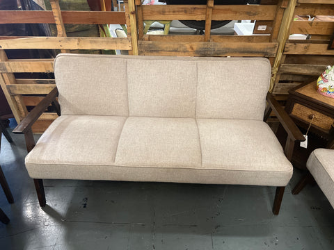 Modern Wood Frame Sofa - Off White 153910.