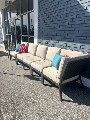 Patio Sectional w/2 Side Table 169084.