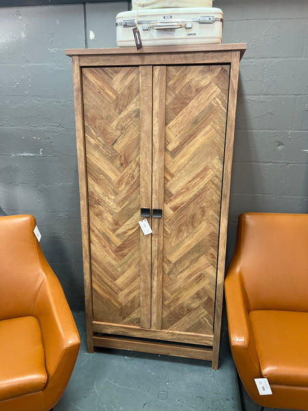 2 Door Rustic Wood Cabinet 169736.