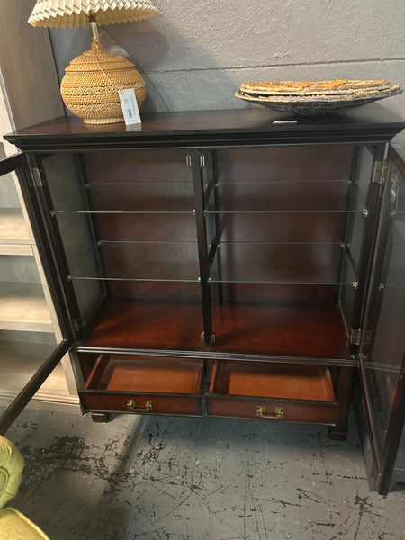 Asian Glass Cabinet 165976.