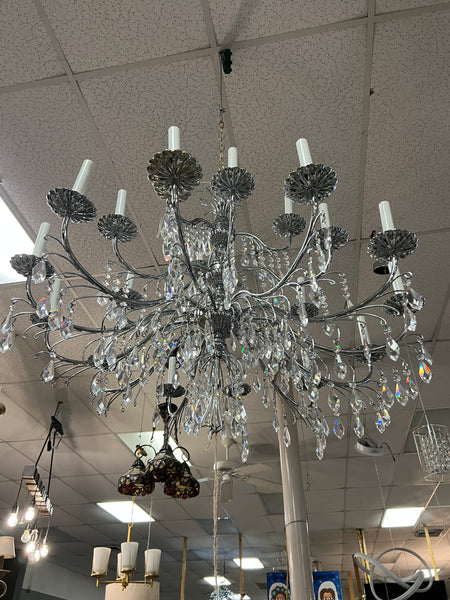 Silver Crystal Chandelier 146172.