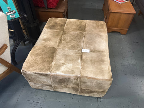 Animal Hide Ottoman 164757.