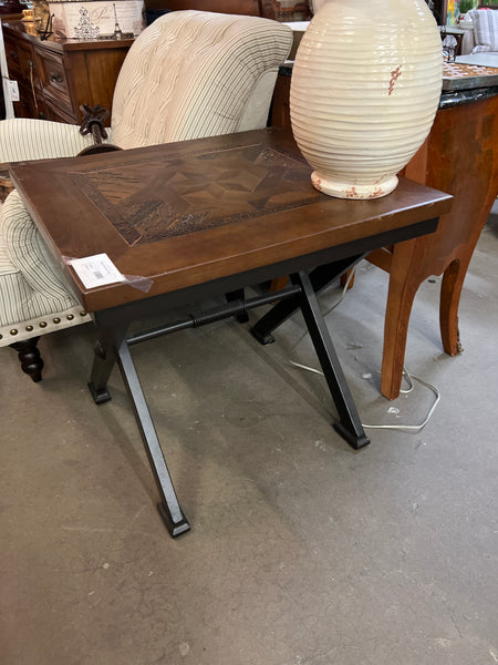 X Base Wood End Table 153153.