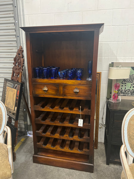 Tall Wood Bar Shelf 170155.