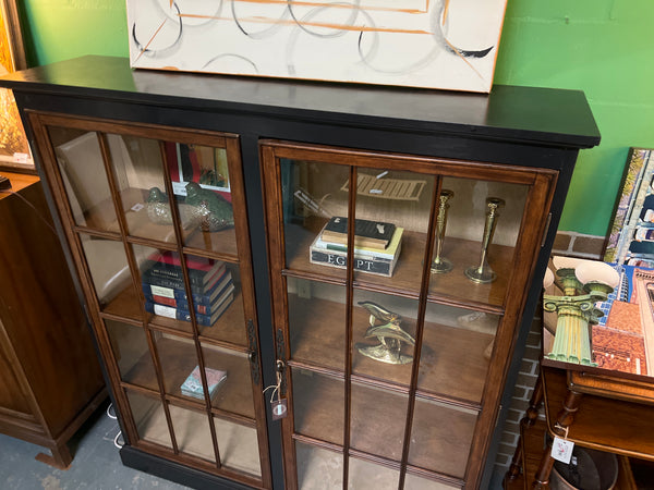 Double Glass Door Bookcase 155930.