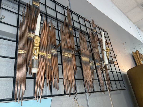 MCM Sonambient Sound Sculpture w/ candlesticks 173827.