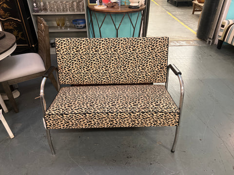 Vintage Leopard Bench 159226.
