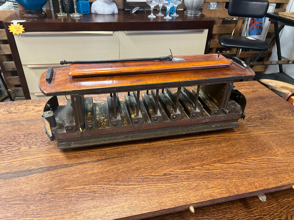 Antique Wooden Trolley 176956.