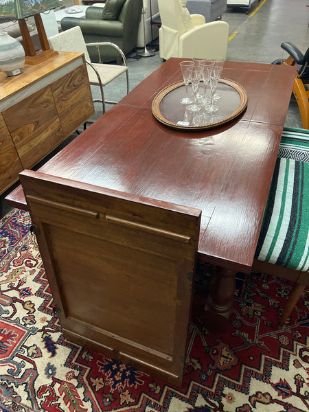 Wood Farm Extending Dining Table 165136.