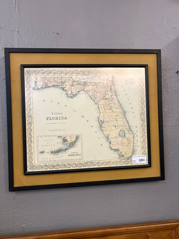 Colton’s Florida Framed Map 151048.