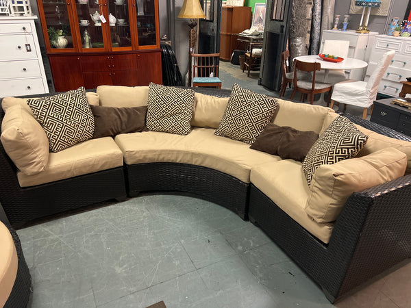 4 Piece Curved Patio Set 165870.